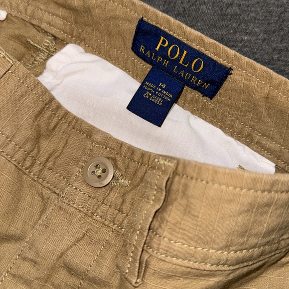 POLO RALPH LAUREN KIDS CARGO SHORTS - Picture 4 of 4